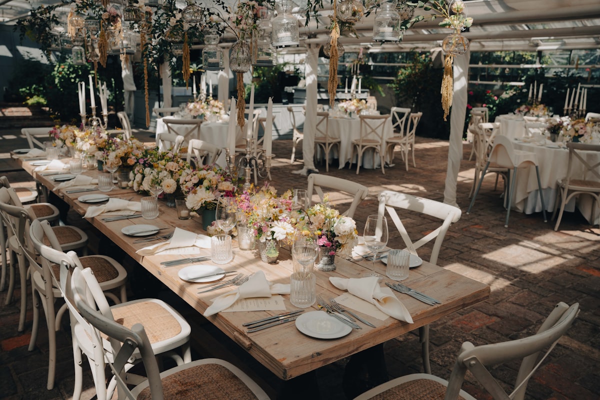 Ilustrasi Rustic Wedding Tent
